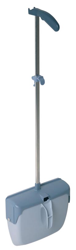 Vileda gesloten stofblik Dustpan, met aluminium steel