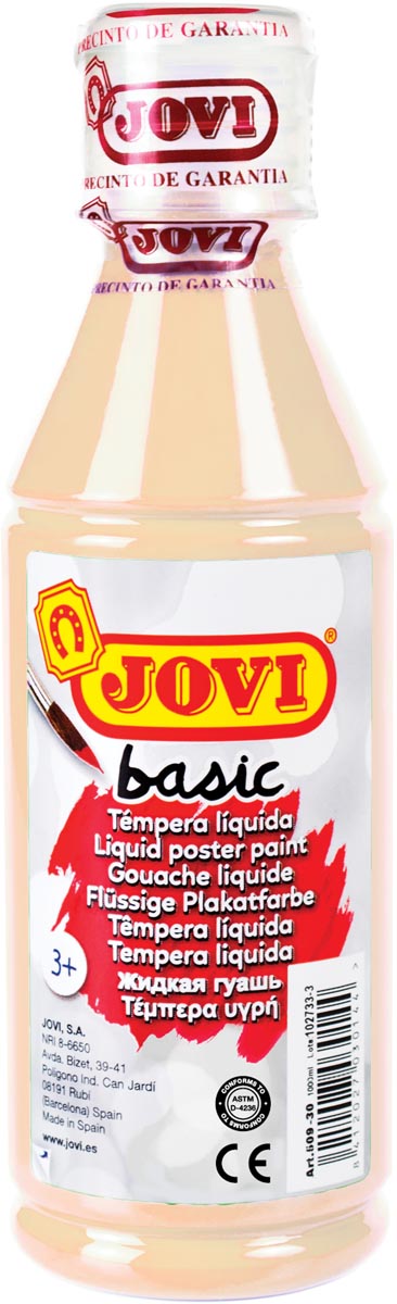 Jovi plakkaatverf, fles van 250 ml, vleeskleur