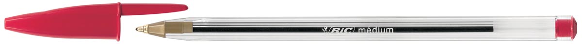 Bic Balpen Cristal Medium Rood huismerk kopen in de aanbieding