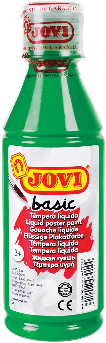 Jovi plakkaatverf, fles van 250 ml, donkergroen