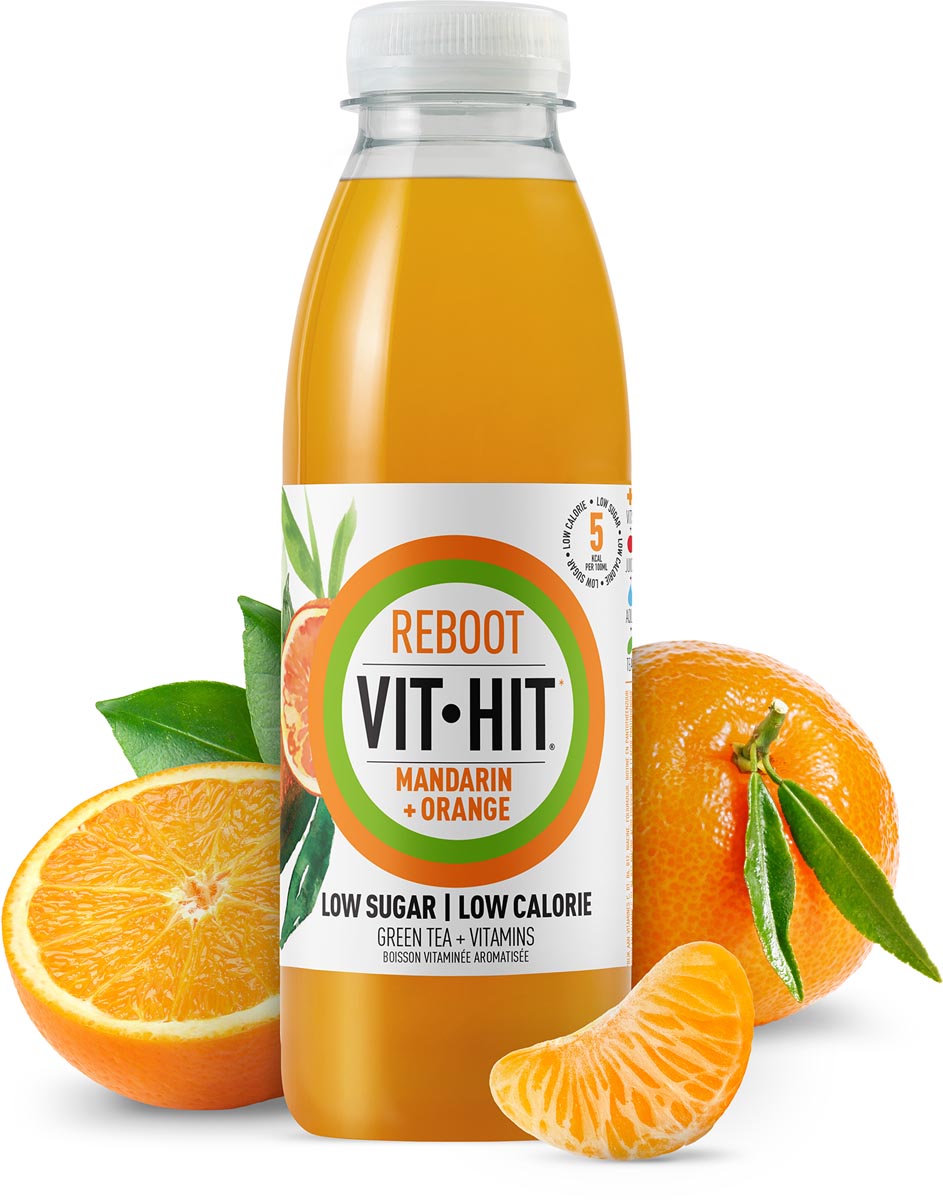 Vit Hit vitaminedrank Detox, flesje van 50 cl, pak van 12 stuks afbeelding