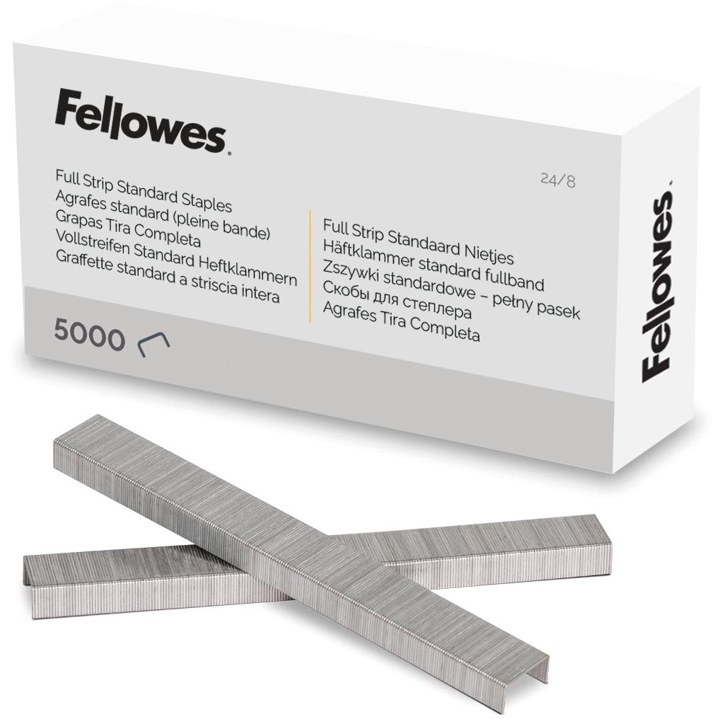 Fellowes nietjes 24/8, full strip, doos van 5.000 nietjes Fellowes nietjes 24/8, full strip, doos van 5.000 nietjes