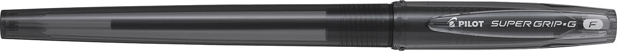 Pilot balpen Super Grip G fijn met dop, zwart, value pack met 30 + 10 stuks