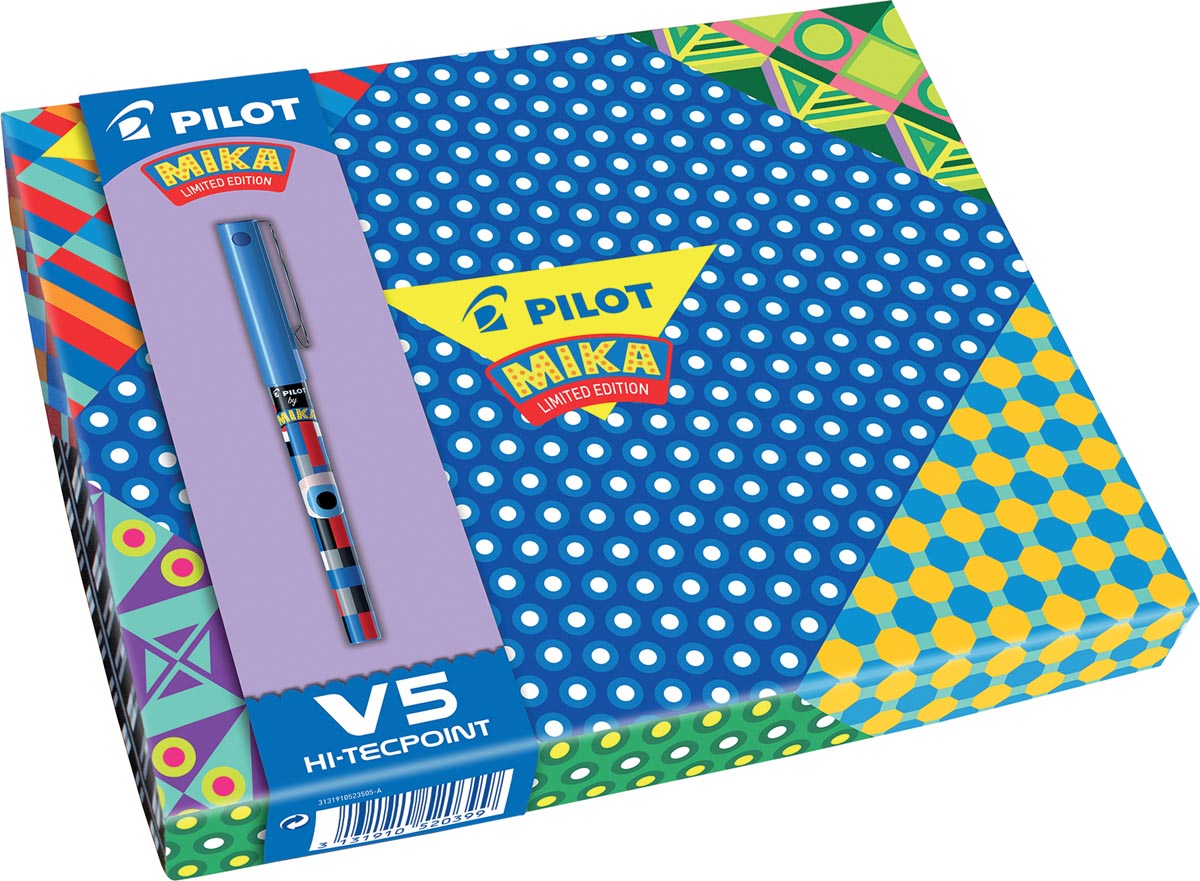 Pilot roller Hi-Tecpoint Mika Limited Edition, geschenkdoos met 6 rollers afbeelding