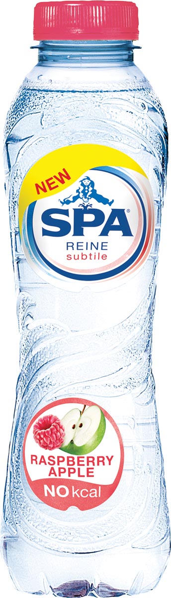 Spa Reine Subtile water framboos-apple, fles van 50 cl, pak van 24 stuks Spa Reine Subtile water framboos-apple, fles van 50 cl, pak van 24 stuks