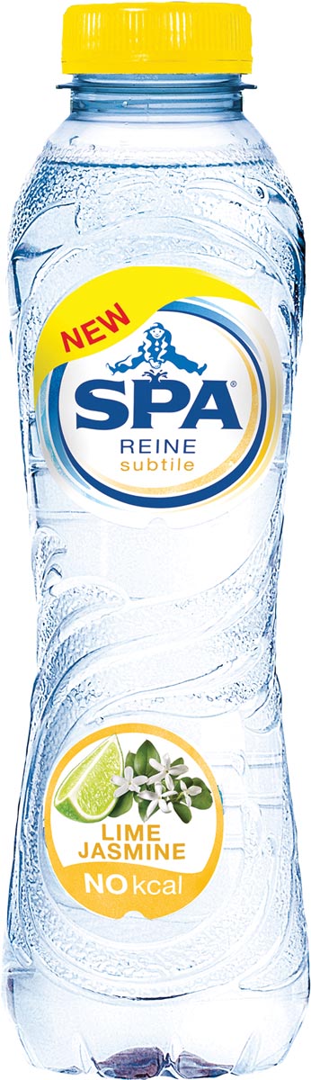 Spa Reine Subtile water limoen-jasmijn, fles van 50 cl, pak van 24 stuks Spa Reine Subtile water limoen-jasmijn, fles van 50 cl, pak van 24 stuks