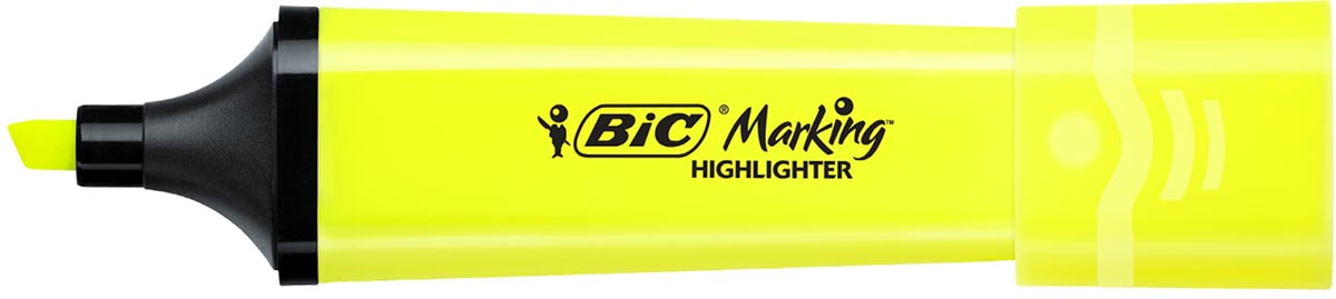 Bic markeerstift Highlighter Flat, geel