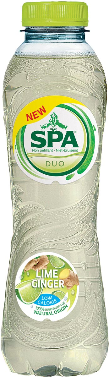 Spa Duo limonade limoen-gember, fles van 50 cl, pak van 24 stuks