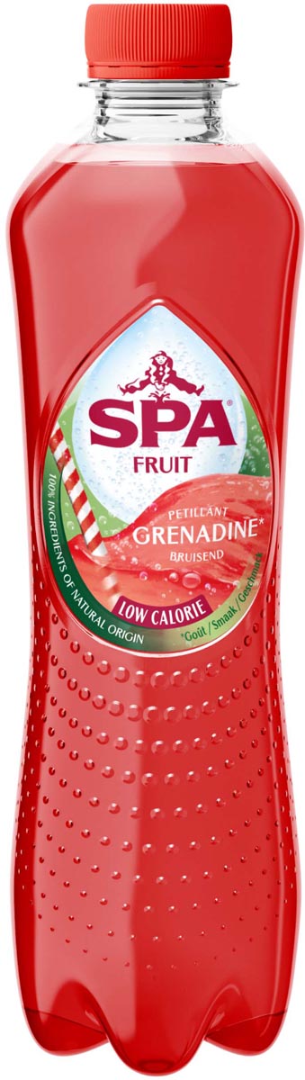 Spa Fruit Sparkling grenadine, fles van 40 cl, pak van 24 stuks