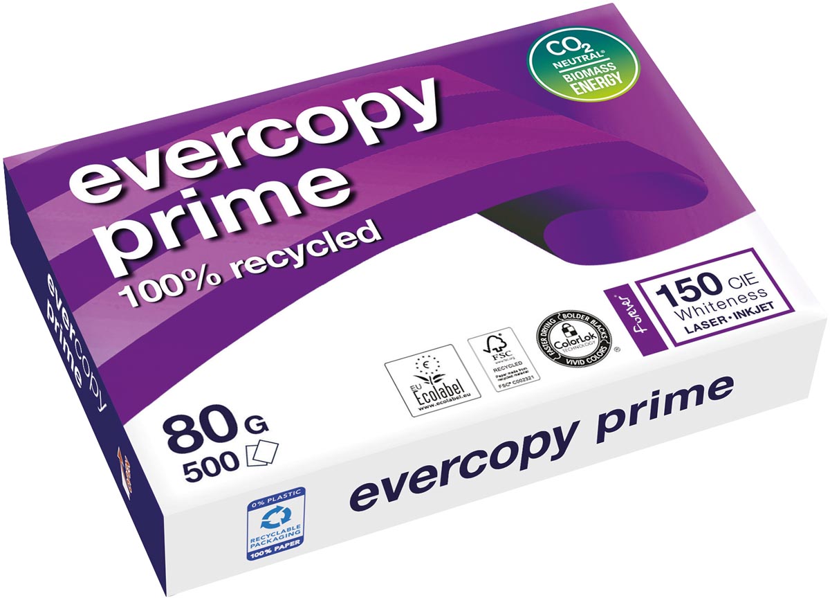 Clairefontaine Evercopy kopieerpapier Prime ft A4, 80 g, pak van 500 vel afbeelding