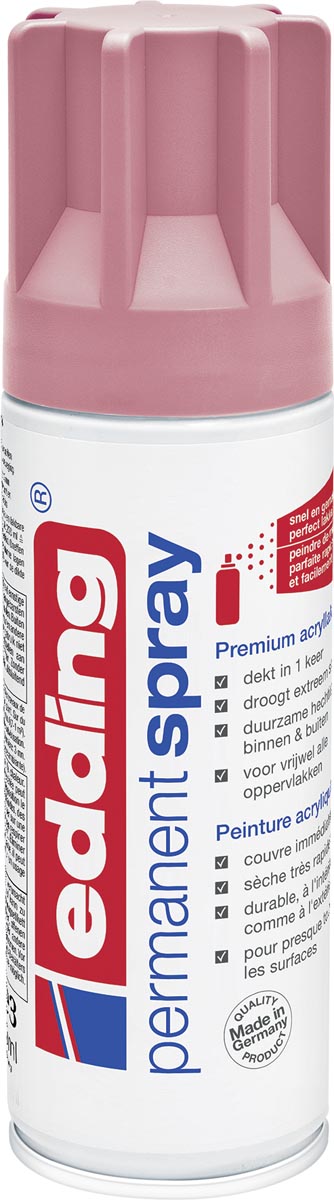 Edding Permanent Spray 5200, 200 ml, mauve mat