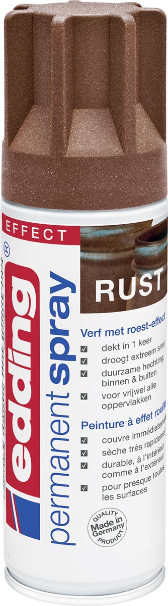 Edding Permanent Spray 5200, 200 ml, roest-effect afbeelding