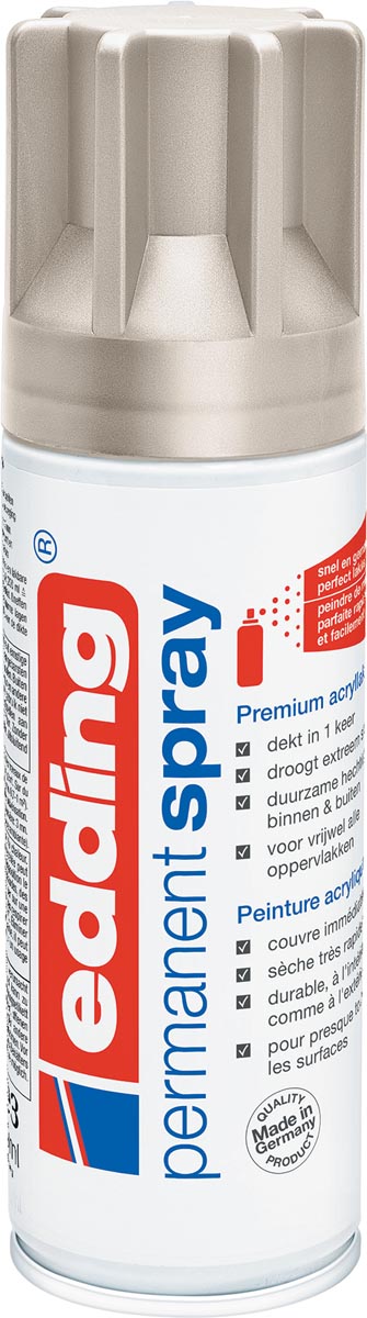 Edding Permanent Spray 5200, 200 ml, champagne goud mat afbeelding