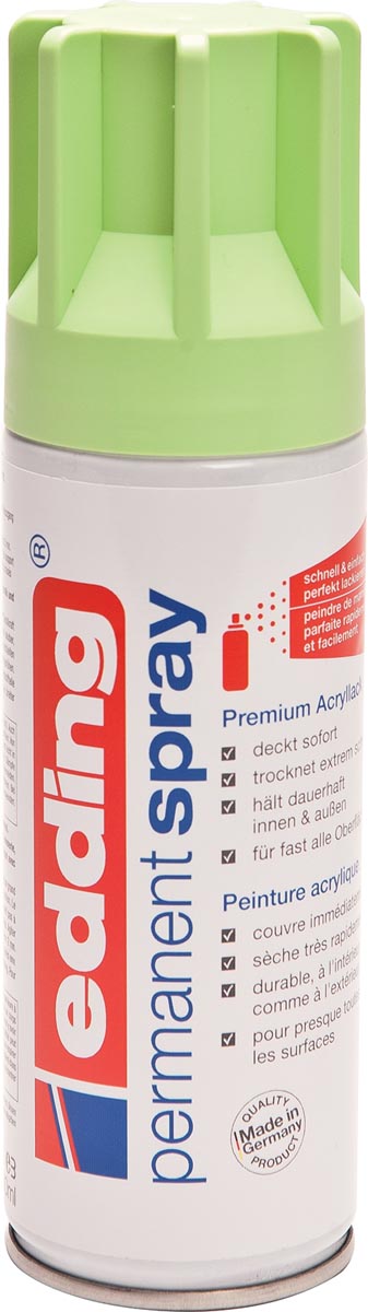 Edding Permanent Spray 5200, 200 ml, pastelgroen mat
