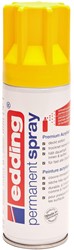 Edding permanent spray 5200, 200 ml, verkeersgeel mat