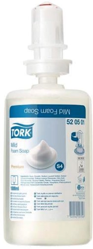 Tork schuimzeep, mild, systeem S4, flacon van 1 liter