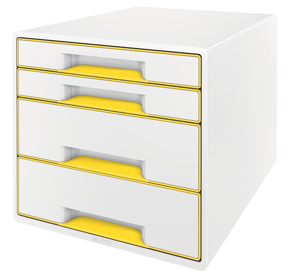 Leitz ladenblok WOW, 4 laden, wit/geel afbeelding