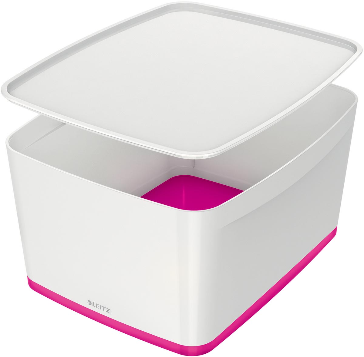 Leitz MyBox opbergdoos met deksel, groot formaat, roze