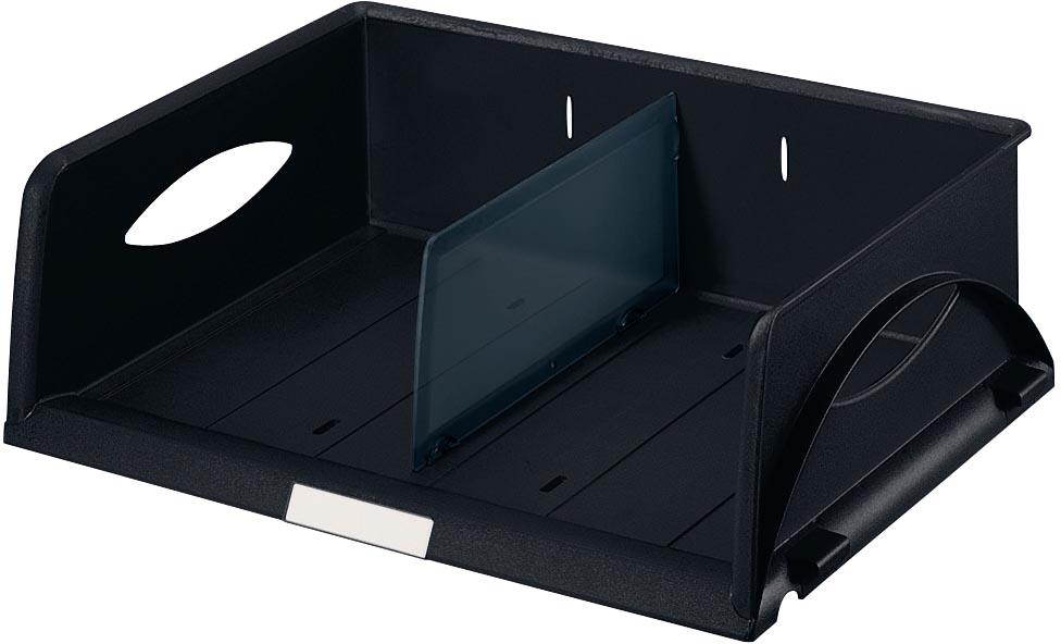 Leitz brievenbak voor ft A4 dwars zwart afbeelding