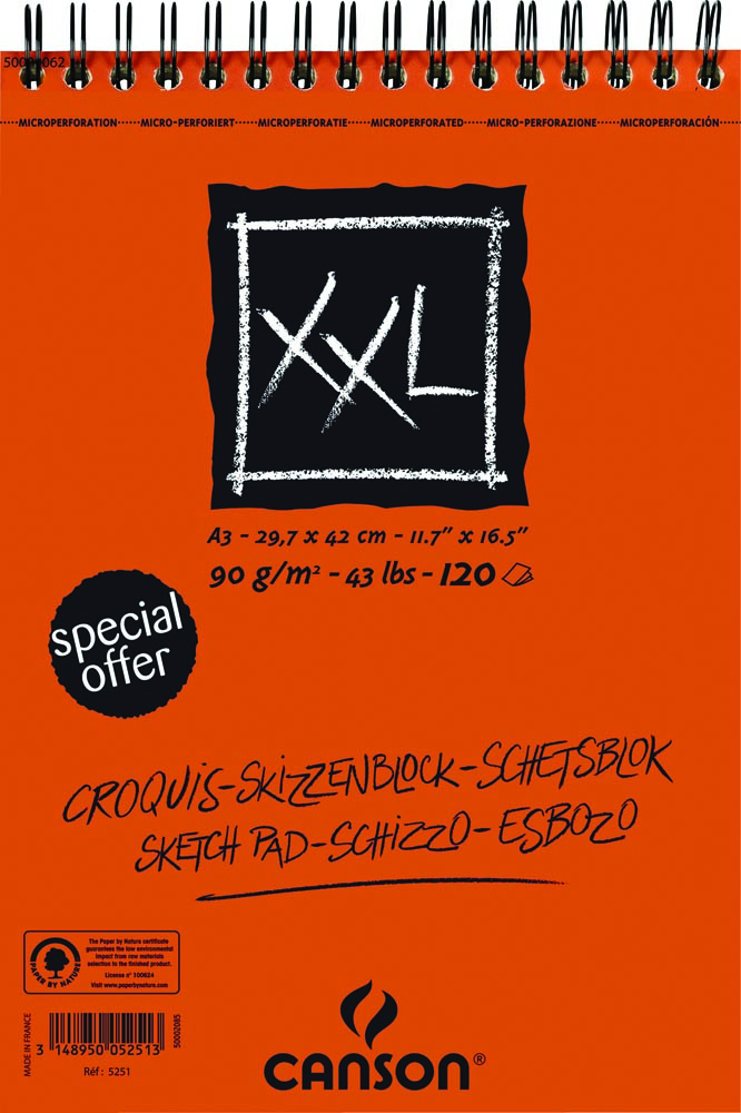 Canson schetsblok XXL