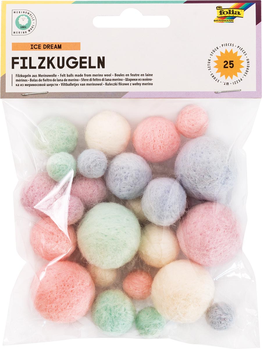 Folia viltballetjes Ice Dream Folia viltballetjes Ice Dream