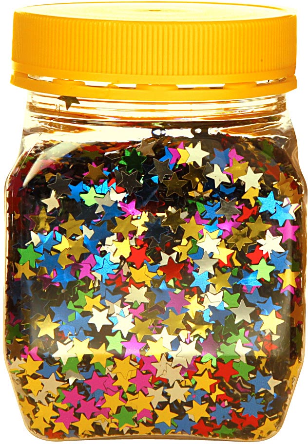 Bouhon pot confetti sterretjes (130 g)