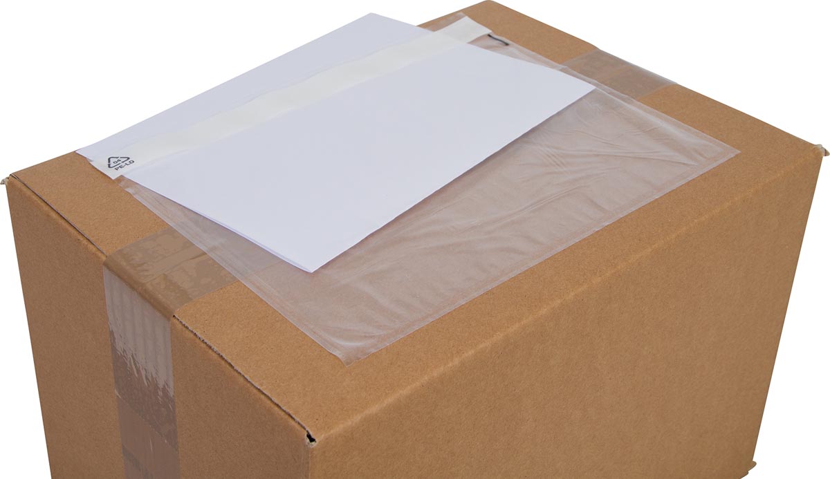 Cleverpack documenthouder, onbedrukt, ft 230 x 157 mm, pak van 100 stuks afbeelding
