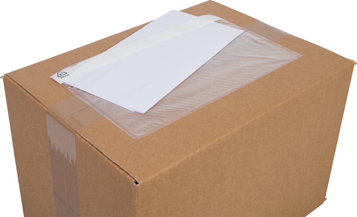 Cleverpack documenthouder, onbedrukt, ft 230 x 112 mm, pak van 100 stuks afbeelding