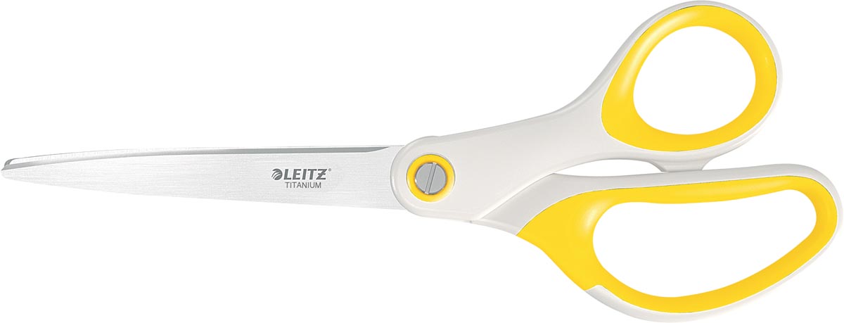 Leitz WOW schaar 20,5 cm, op blister, geel afbeelding