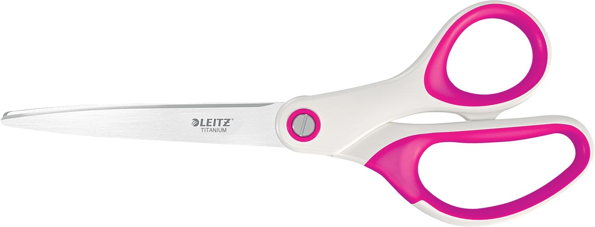 Leitz WOW schaar 20,5 cm, op blister, roze afbeelding