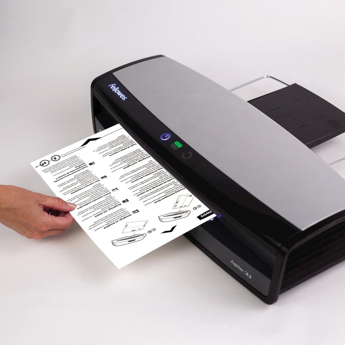 Fellowes - Lot De 10 Feuilles Nettoyantes Pour Plastifieuse - Format A4 Et A3 - Entretien Rouleaux - Élimine Résidus De Colle