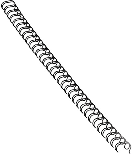 Fellowes draadruggen, doos van 100 stuks, 12 mm, zwart