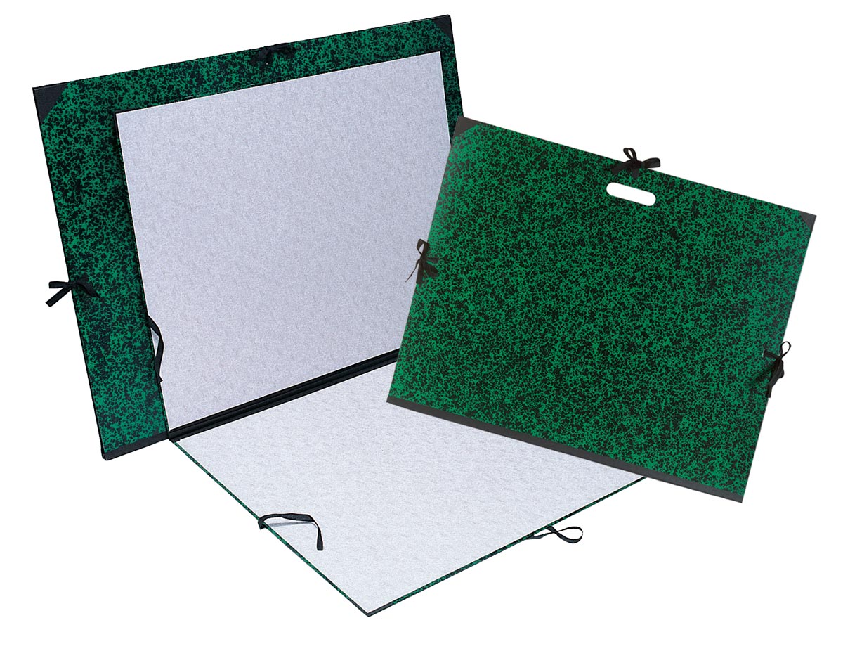 Exacompta tekenmap met linten ft 52 x 72 cm afbeelding