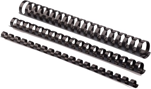 Fellowes bindruggen, doos van 25 stuks, 8 mm, zwart-3