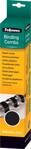 Fellowes bindruggen, pak van 25 stuks, 16 mm, zwart-2