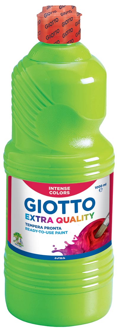 Giotto Extra Quality Plakkaatverf Fles Van 1000 Ml Lentegroen huismerk kopen in de aanbieding