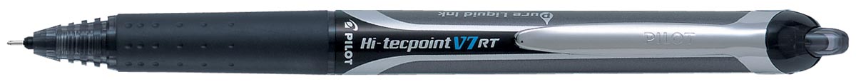 Pilot Roller Hi-Tecpoint V7 RT Retractable, schrijfbreedte 0,35 mm, zwart