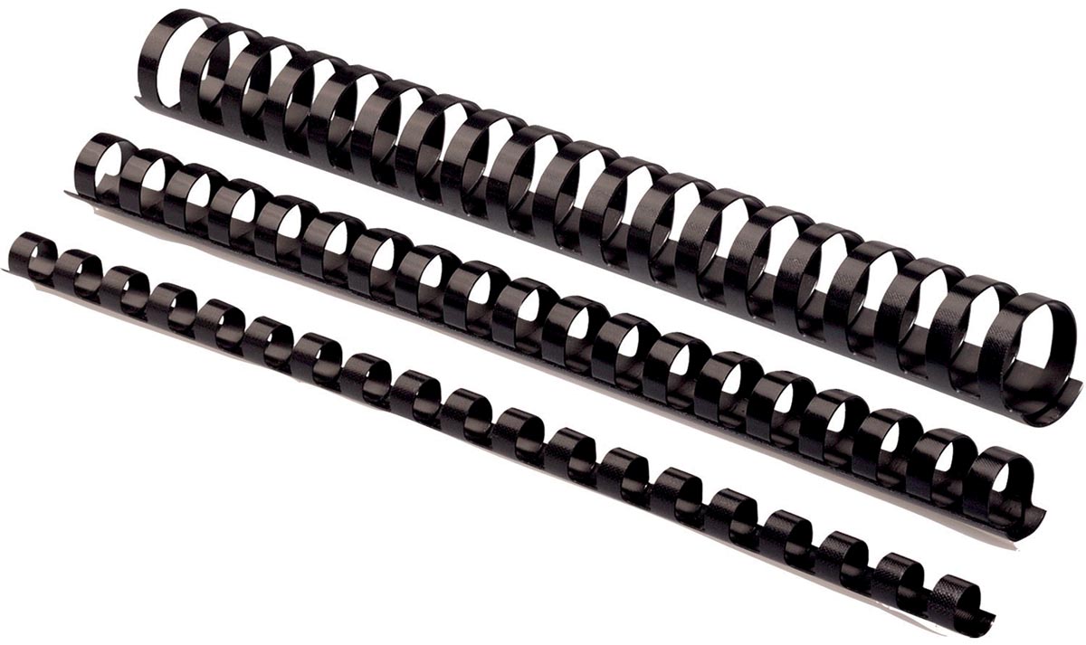 Fellowes bindruggen, pak van 100 stuks, 8 mm, zwart afbeelding