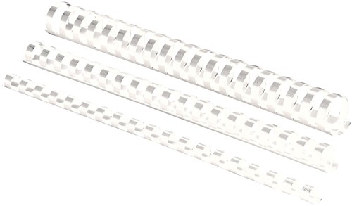 Fellowes bindruggen, pak van 100 stuks, 12 mm, wit