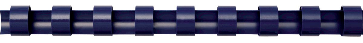 Fellowes bindruggen, pak van 100 stuks, 16 mm, blauw