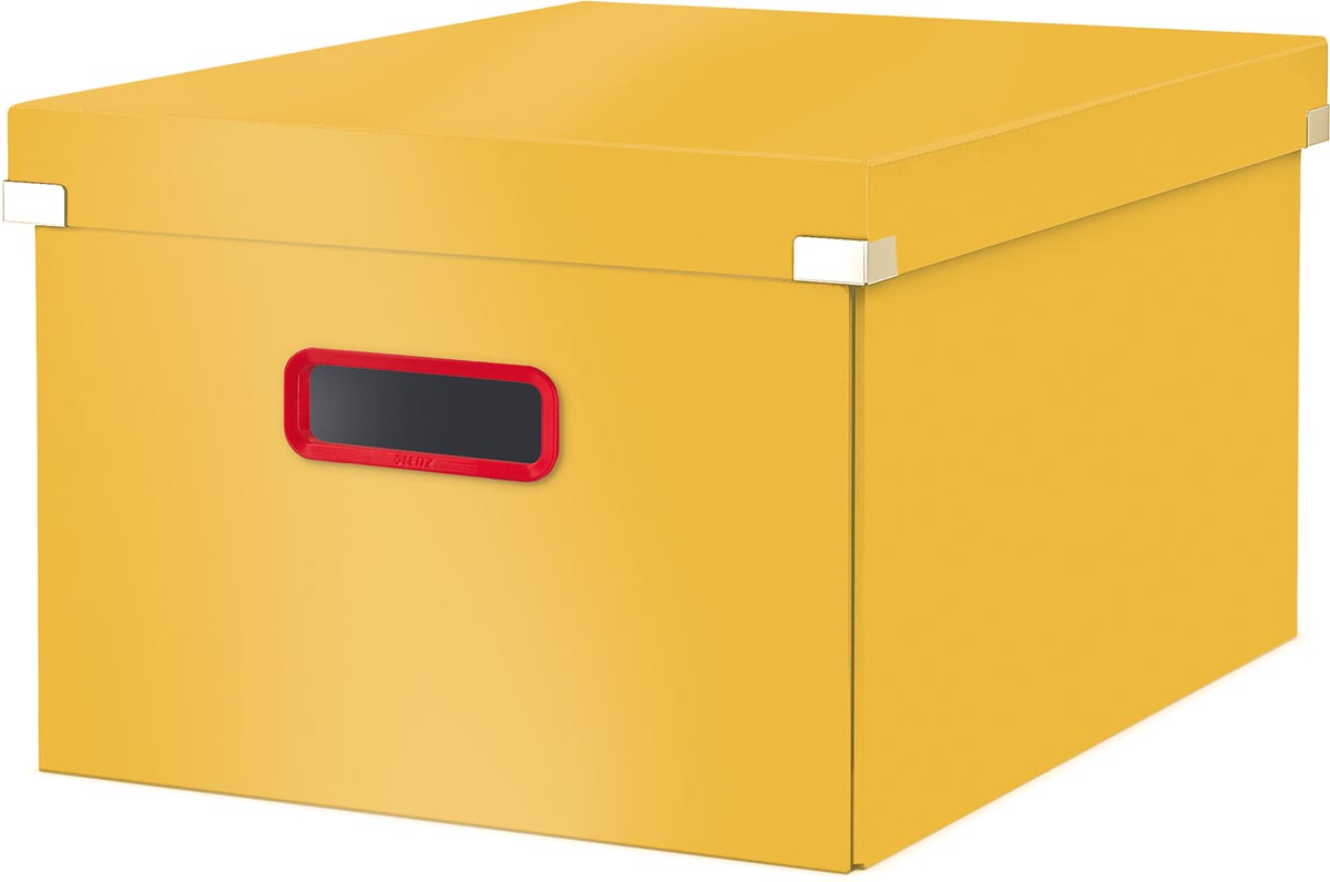Leitz Cosy Click & Store middelgrote opbergdoos, geel Leitz Cosy Click & Store middelgrote opbergdoos, geel