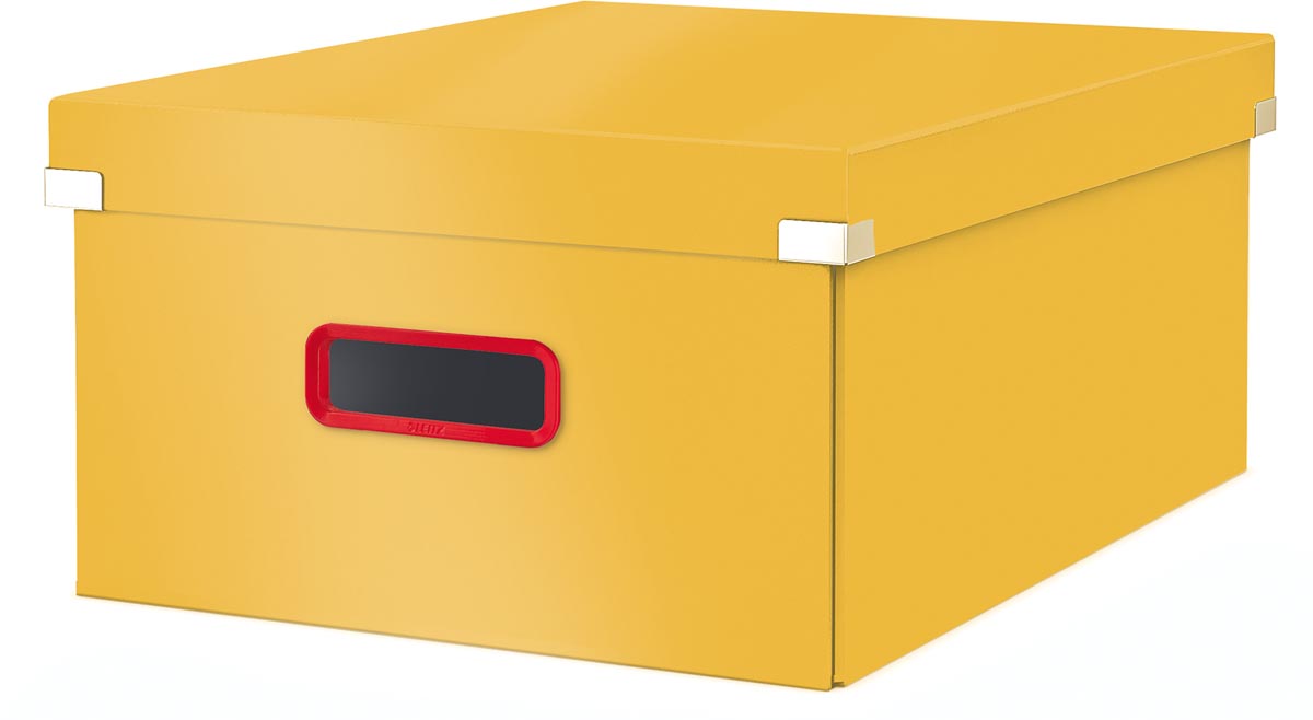 Leitz Cosy Click & Store grote opbergdoos, geel afbeelding