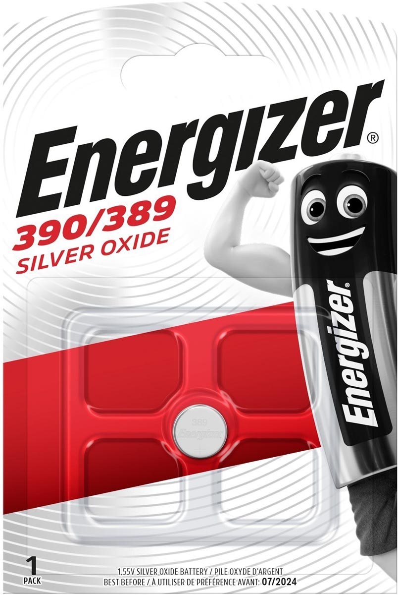 Energizer knoopcel 390/389, op blister afbeelding