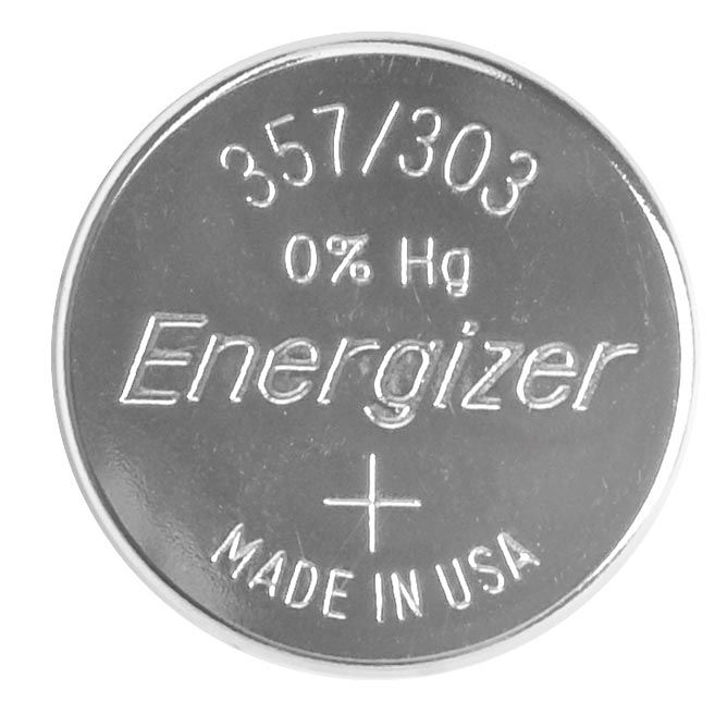 Energizer knoopcel 357/303, op blister afbeelding