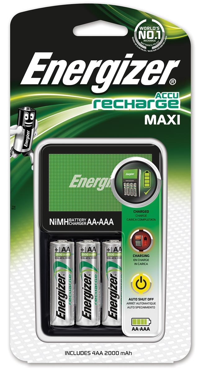 Energizer Batterijlader Maxi Charger Inclusief 4 X Aa Batterij Op Blister huismerk kopen in de aanbieding Energizer Batterijlader Maxi Charger Inclusief 4 X Aa Batterij Op Blister huismerk kopen in de aanbieding