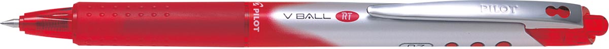 Pilot liquid-ink roller V-Ball RT 07, medium punt, rood Pilot liquid-ink roller V-Ball RT 07, medium punt, rood