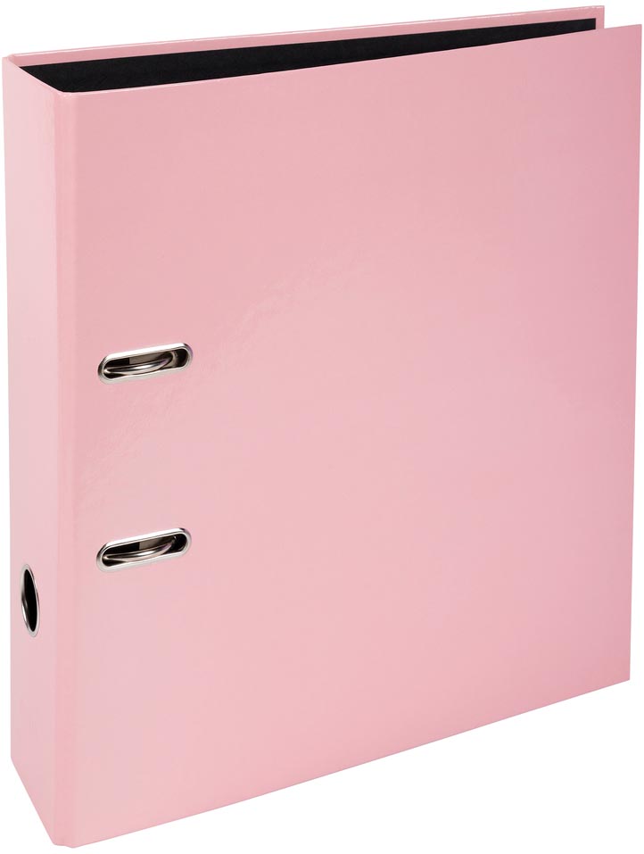 Exacompta Aquarel ordner uit karton met gecoat papier, ft A4, rug van 8 cm, roze Exacompta Aquarel ordner uit karton met gecoat papier, ft A4, rug van 8 cm, roze