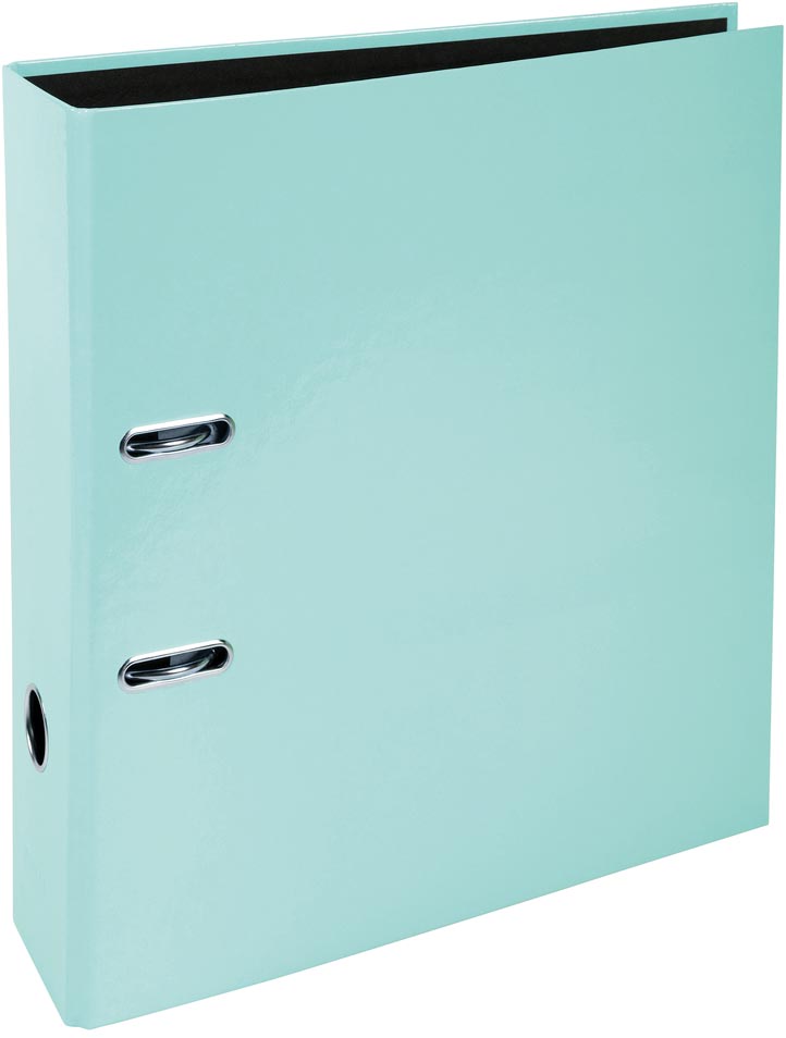 Exacompta Aquarel ordner uit karton met gecoat papier, ft A4, rug van 8 cm, pastelgroen Exacompta Aquarel ordner uit karton met gecoat papier, ft A4, rug van 8 cm, pastelgroen