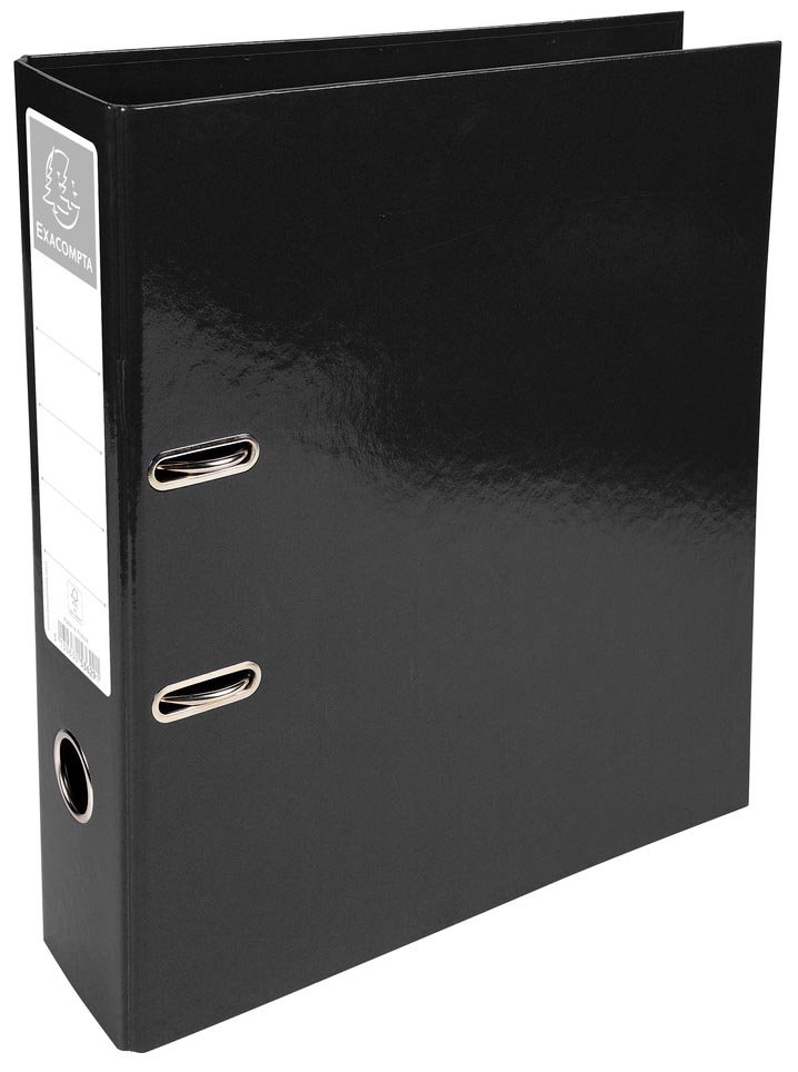 Exacompta Iderama ordner, ft A4, rug van 7 cm, zwart afbeelding
