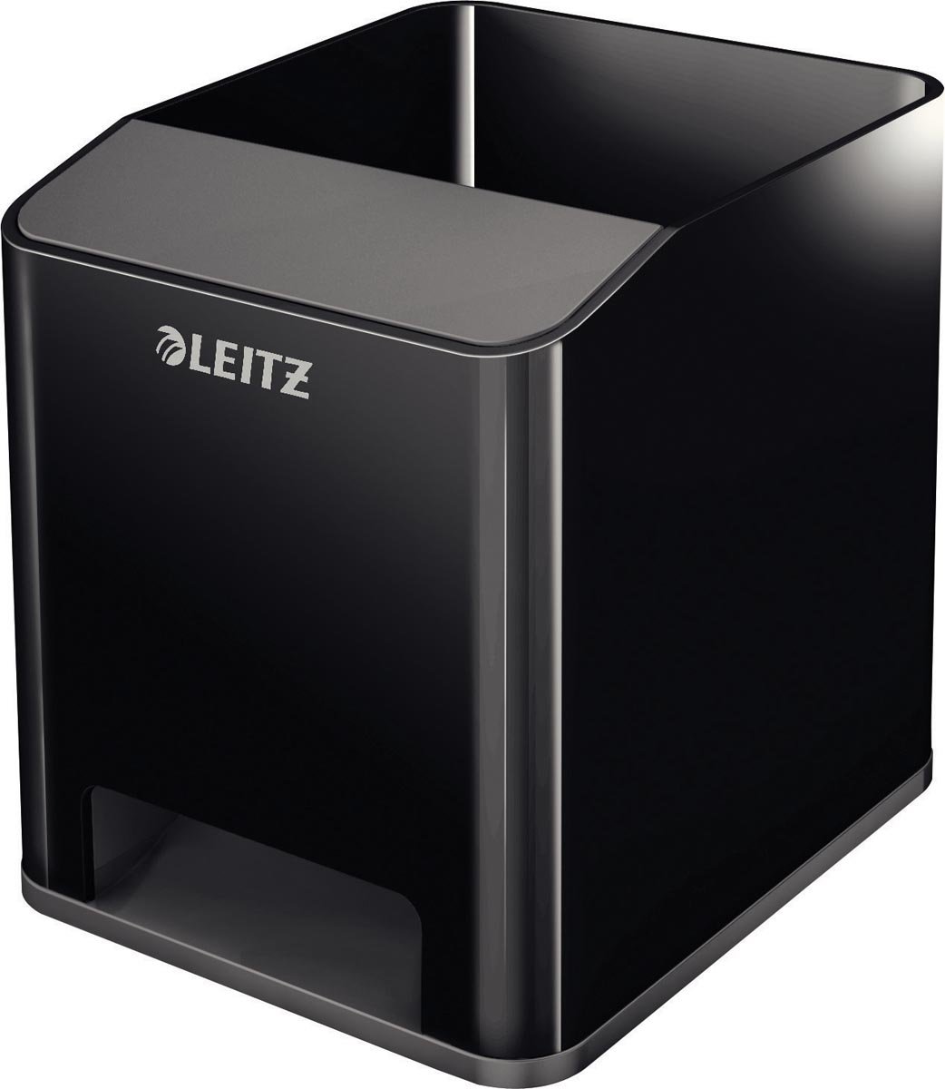 Leitz Dual Black pennenbakje zwart afbeelding